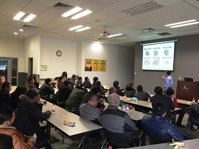 昌黎用戶參觀約翰迪爾工廠，零距離感受迪爾文化